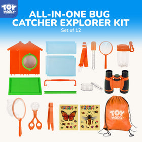 TOY Life magnifying glass highlighting small details in backyard explorations