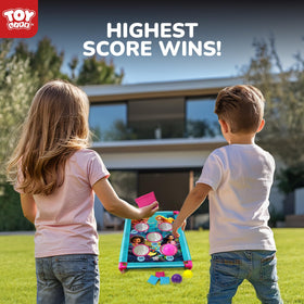 TOY Life Mermaid bean bag toss set features soft bags for safe play.