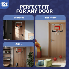 TOY Life over-door basketball hoop for kids and teens supports active play without wall damage.
