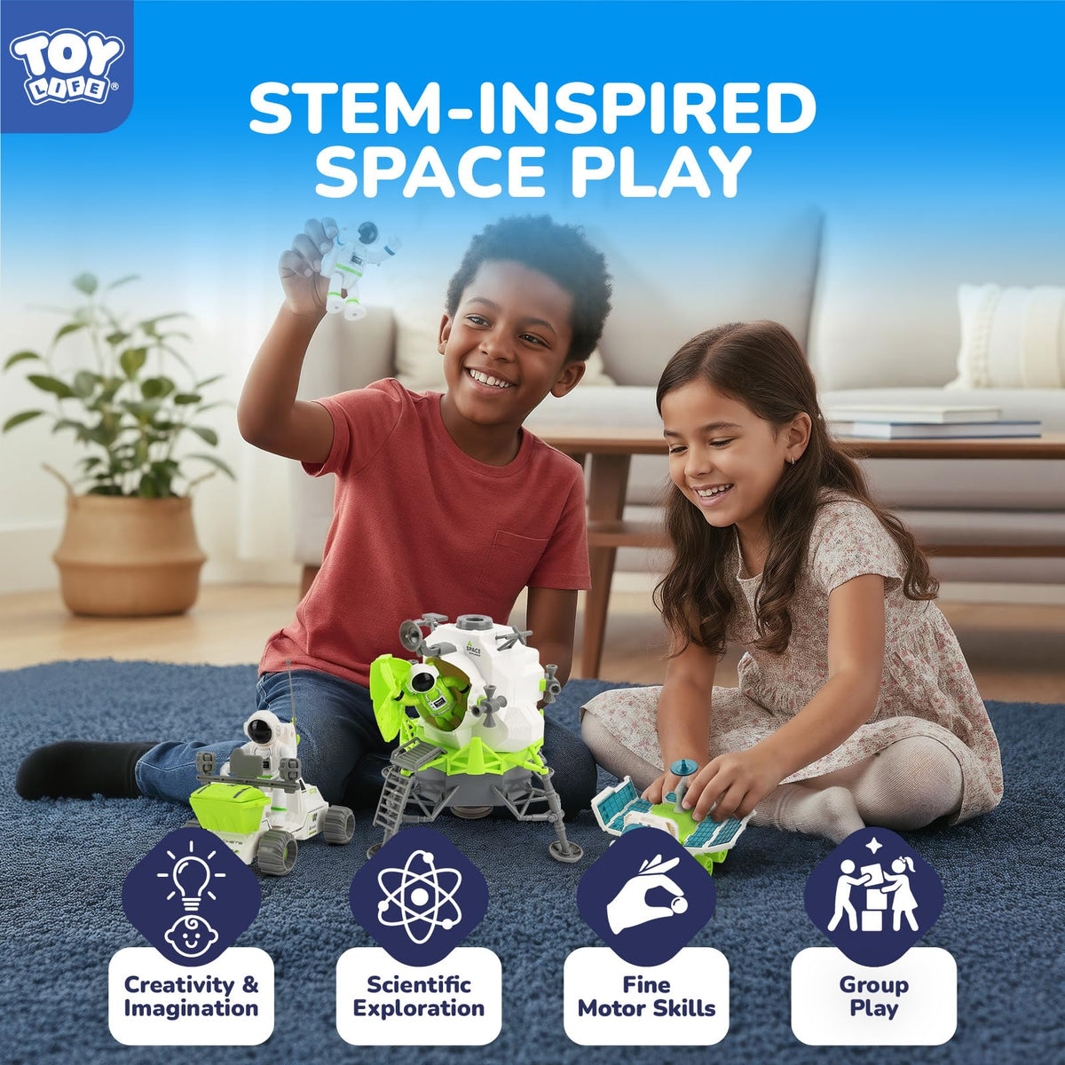 TOY Life Rover missions support exploratory play and space science scenarios.