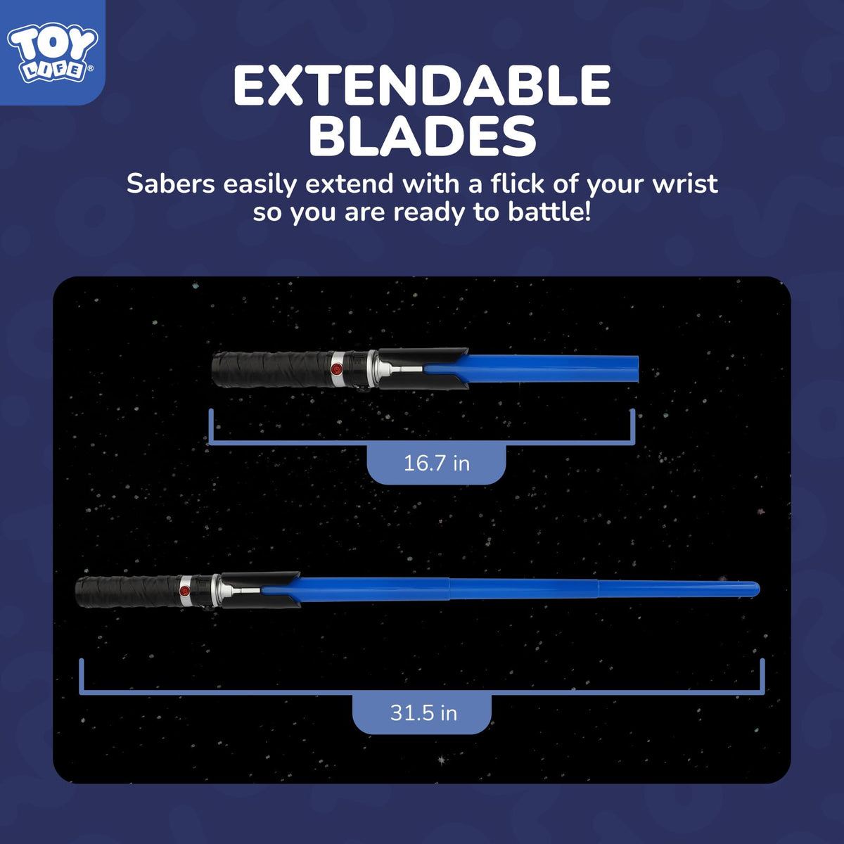 TOY Life saber clash with FX sound effects in action.