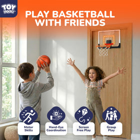 TOY Life safe indoor basketball hoop suitable for family use