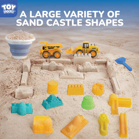 TOY Life sand castle molds create detailed towers and gates for creative castles.