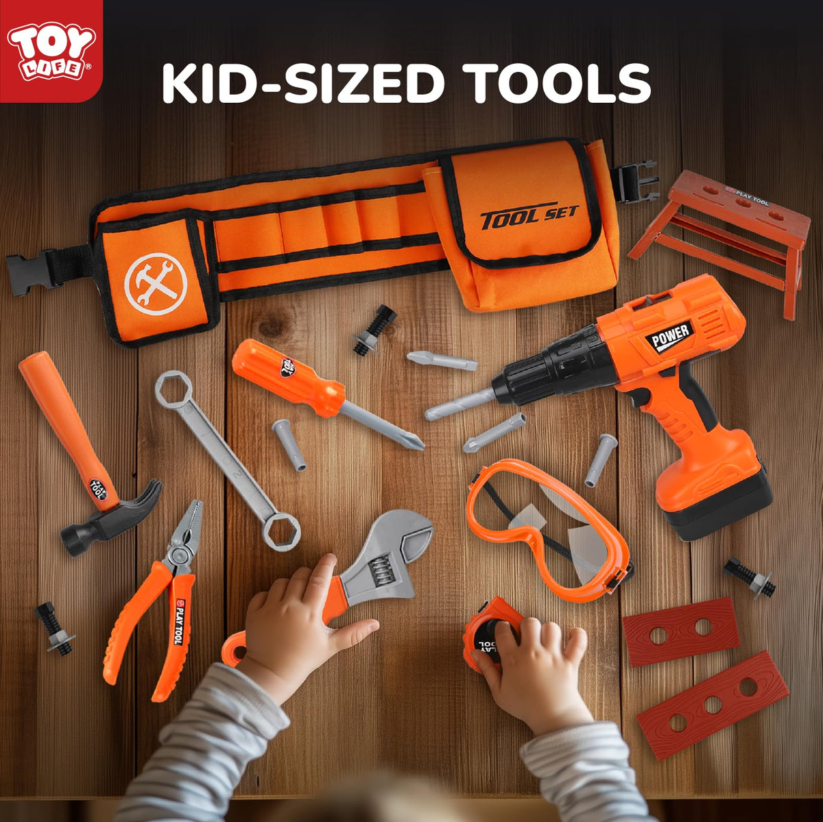 TOY Life screwdrivers (flathead and Phillips) support varied pretend tasks.