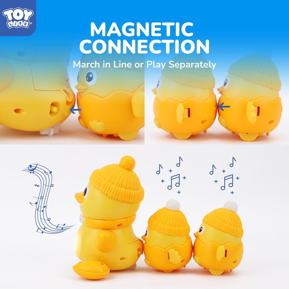 TOY Life Sensory lights and music boost attention and sensory development during play.