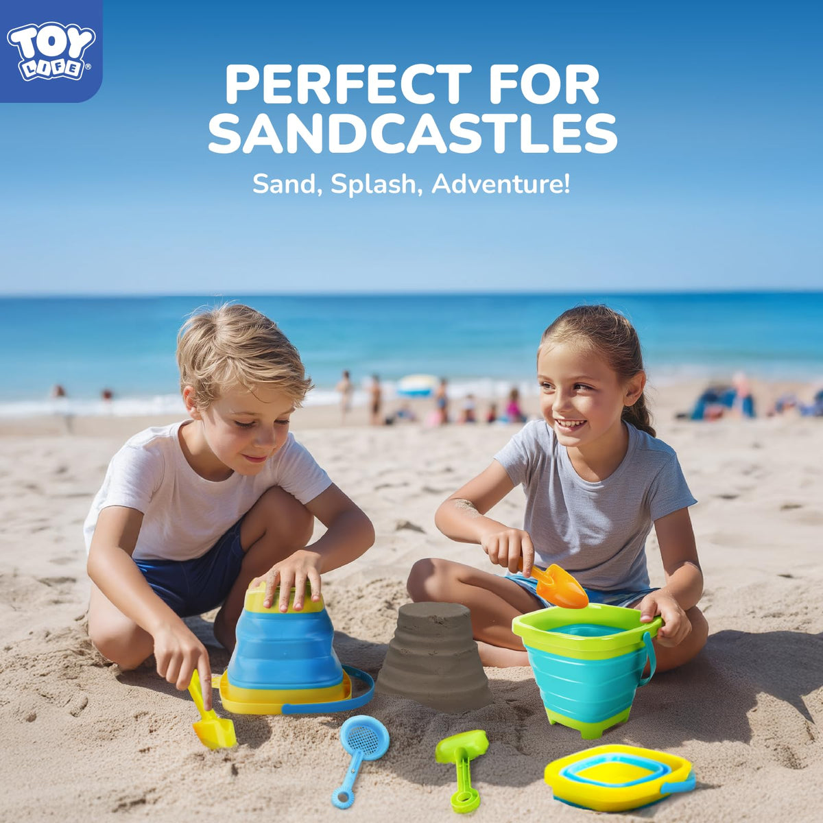 TOY Life silicone buckets stay safe, soft, and durable for kids.