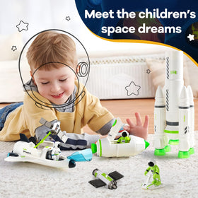 TOY Life Space Rocket Christmas station for festive space setups