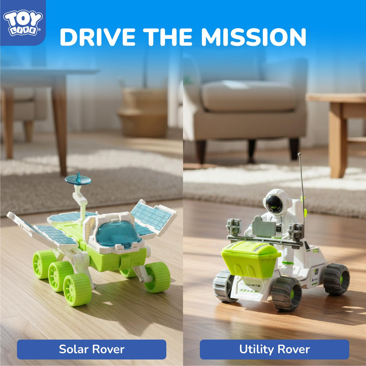 TOY Life Spaceship vehicles invite hands-on missions with wheels and interactive parts.