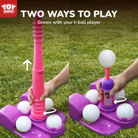 TOY Life tee-ball bat set designed for safety and comfortable grip.