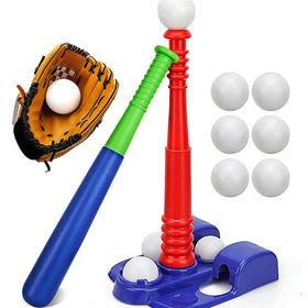 TOY Life teeball set bat for backyard practice and improved hand-eye coordination