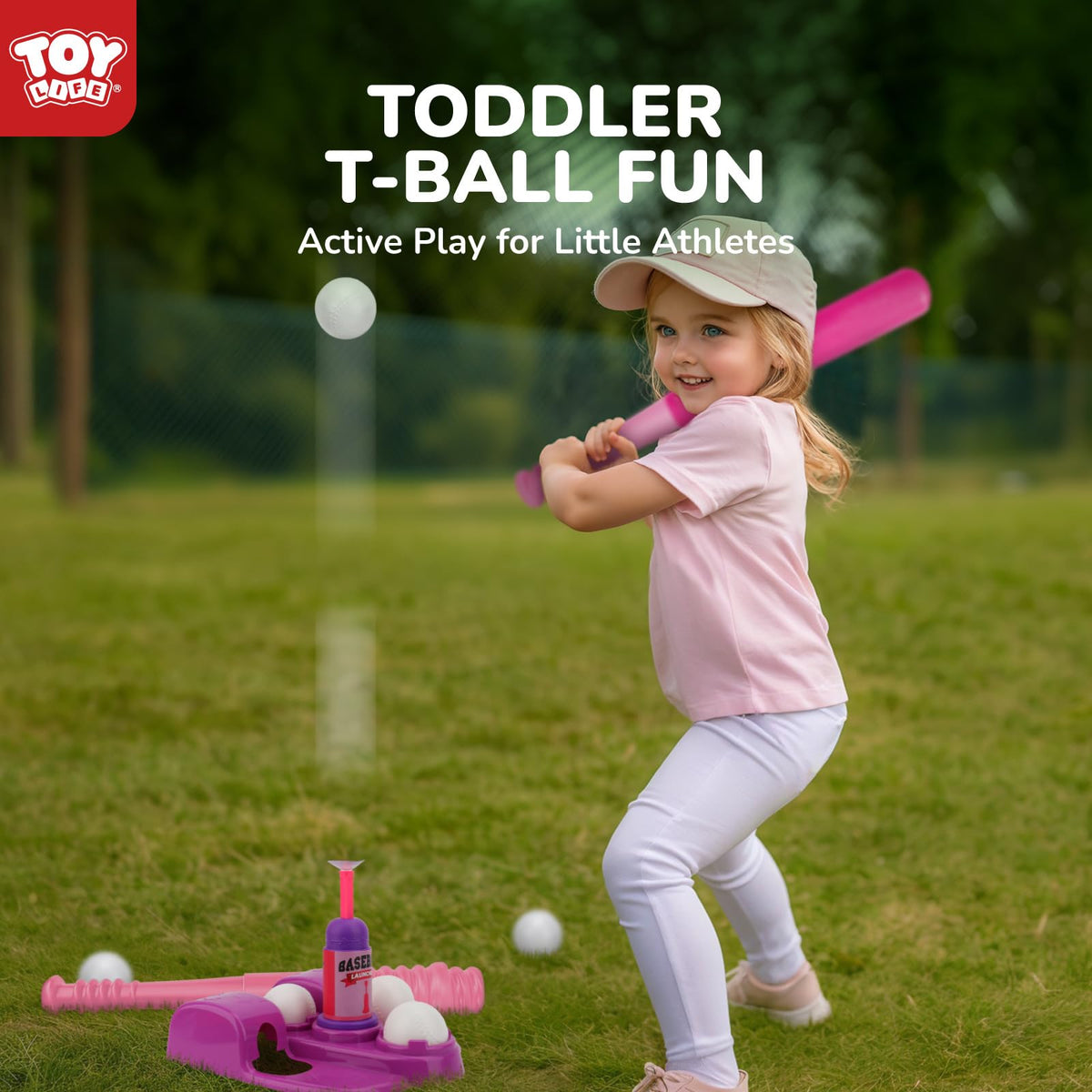 TOY Life teeballs six-pack ready for batting fun and practice.