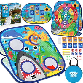 TOY Life toddler toss board with shark design for energetic outdoor play.