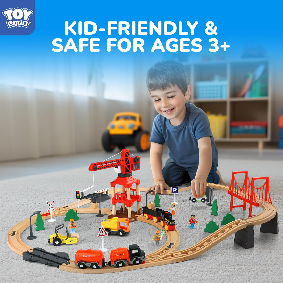 TOY Life detailed scenery enhances miniature worlds for budding engineers and storytellers.