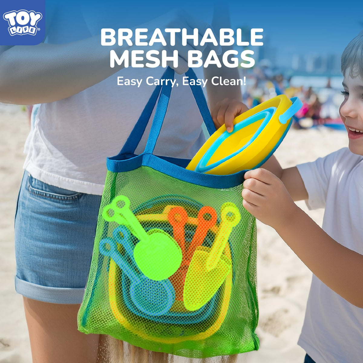 TOY Life travel-ready set folds flat for lightweight beach trips.