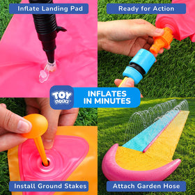 TOY Life two bodyboards included add extra action and racing moments