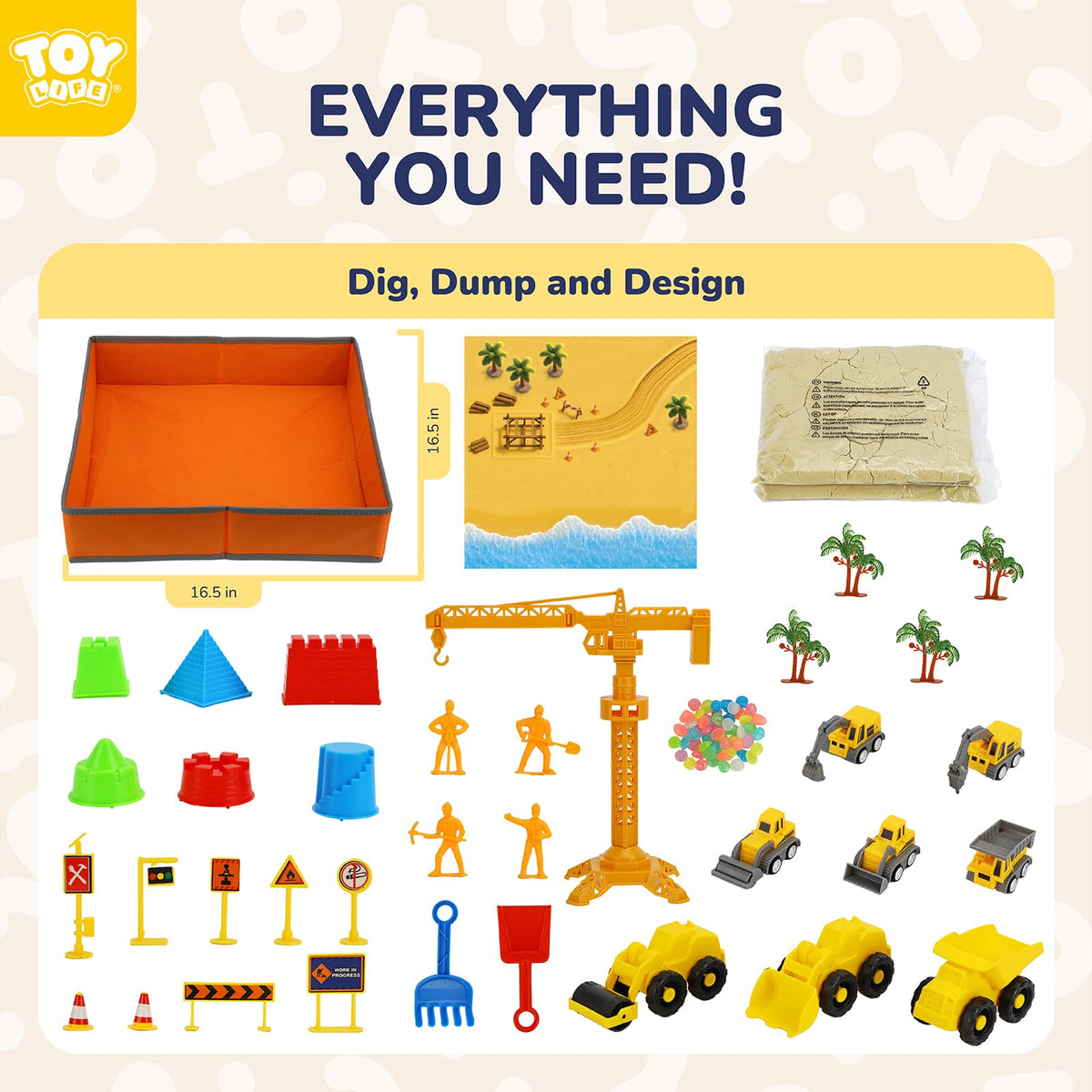 TOY Life two point two pounds magic sand for tactile sensory fun