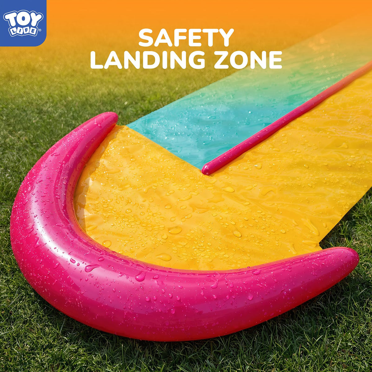 TOY Life water slide landing splash pool for safe, splashy landings