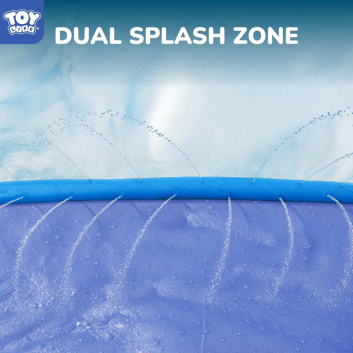 TOY Life water slide sprinklers activated by hose for continuous wet play