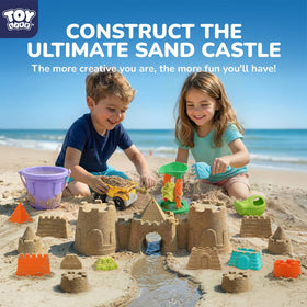 TOY Life water-wheel-funnel-system enables flowing water play and early STEM ideas.