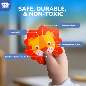 TOY Life durable solid wood puzzle for extended use