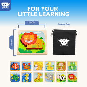 TOY Life wooden puzzle finished with non-toxic paint