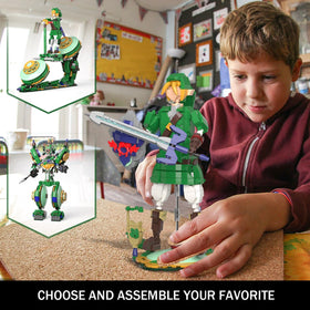 TOY PLAYER BOTW Durable ABS plastic pieces for lasting builds