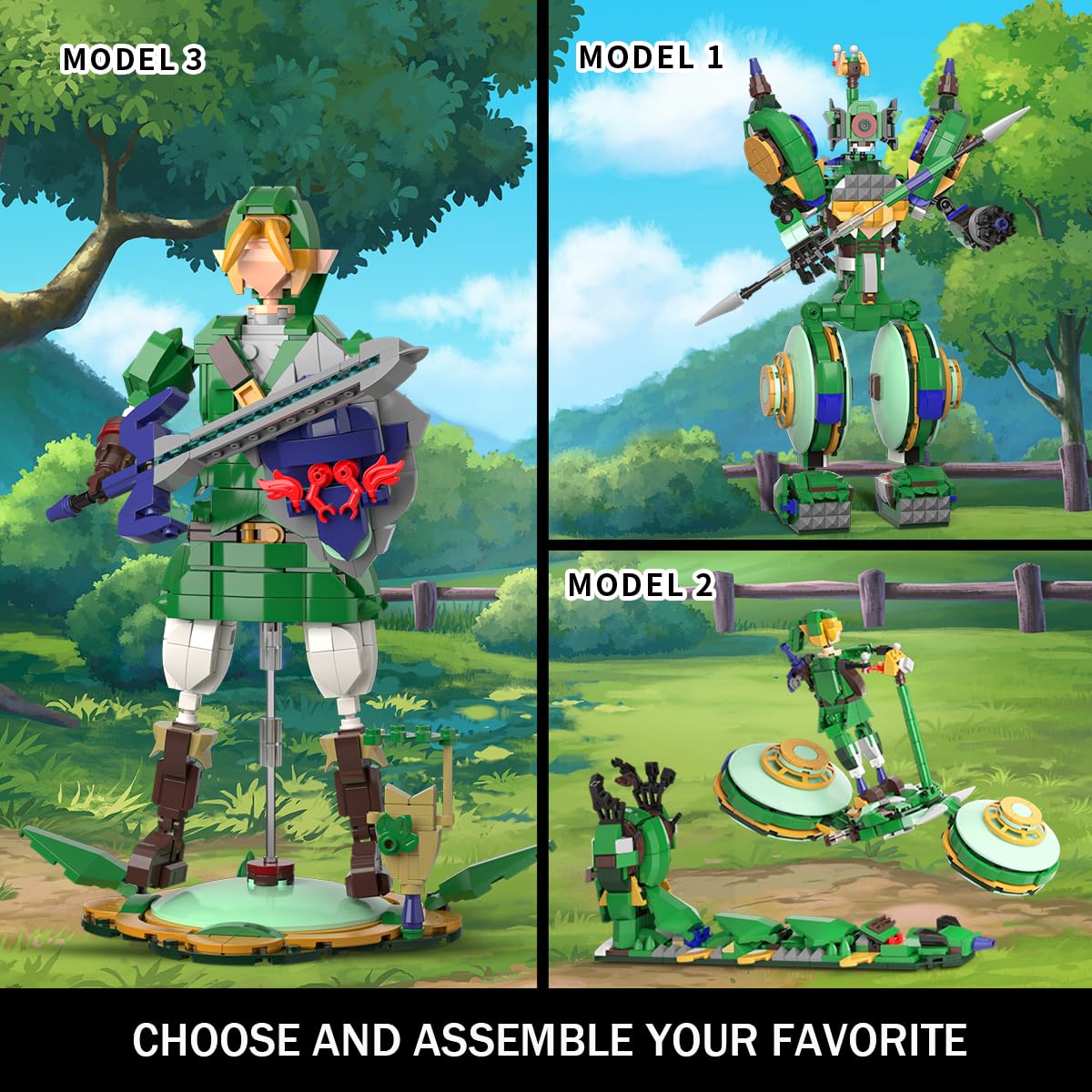 TOY PLAYER BOTW Model joints for poseable play