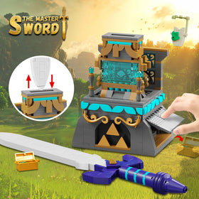 TOY PLAYER BotW Master Sword base and handle provide sturdy display.