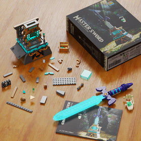 TOY PLAYER BotW Master Sword dimensions help plan shelf display.