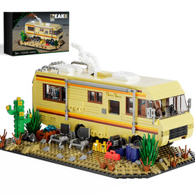 TOY PLAYER Breaking RV Adventure Set interior cooking area for immersive display and storytelling