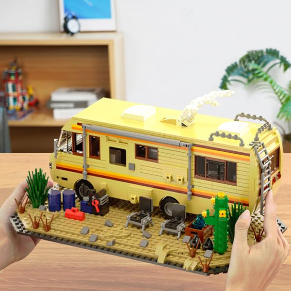 TOY PLAYER Breaking RV Adventure Set lego-compatible upgrade broadens compatibility for adults