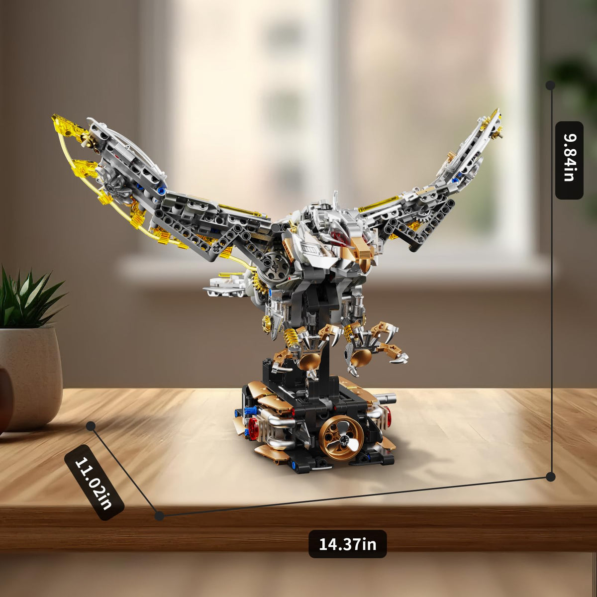 TOY PLAYER Perfect display size for homes, offices, and shelves.