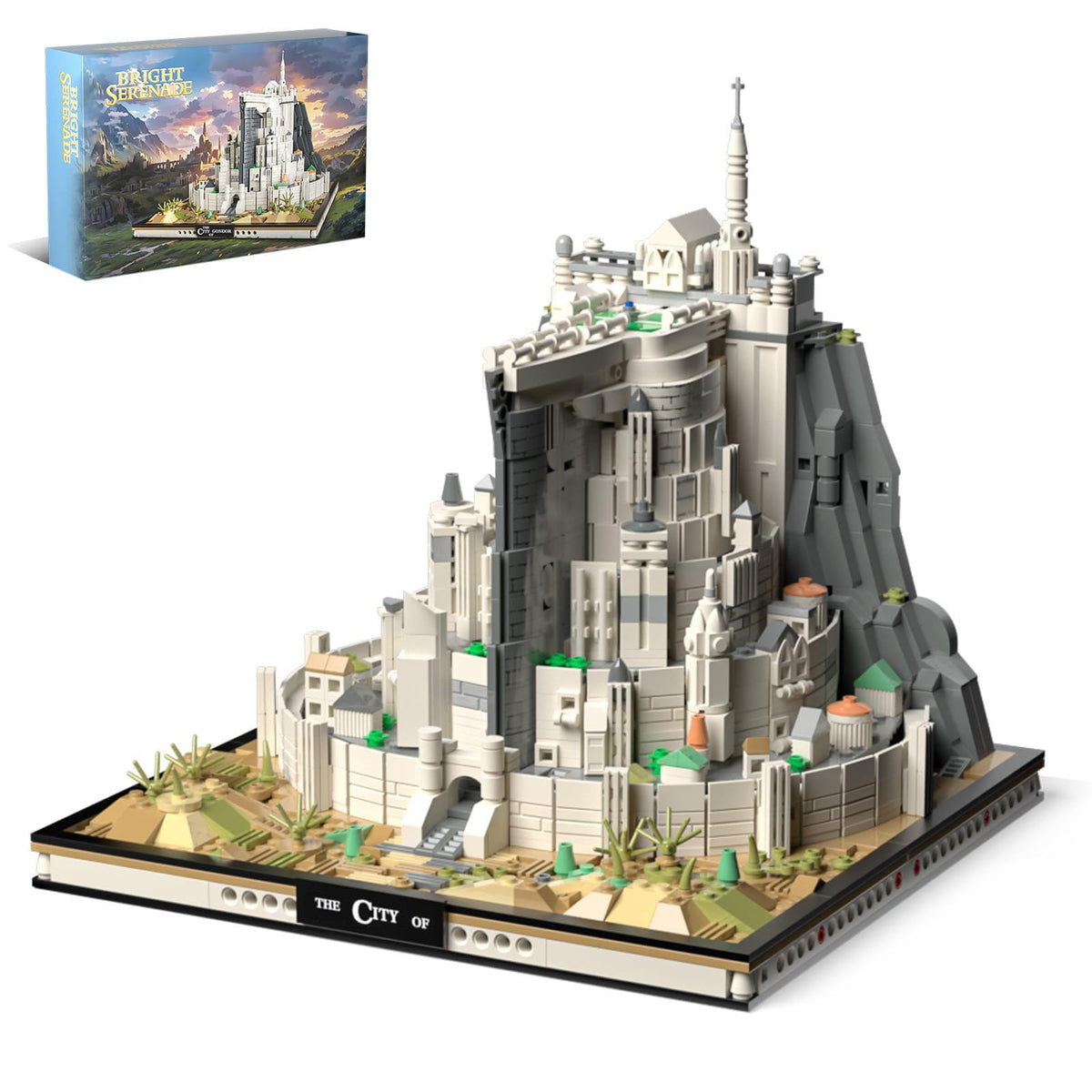 TOY PLAYER MOC Castle Architecture with light enhances display and immersive play.