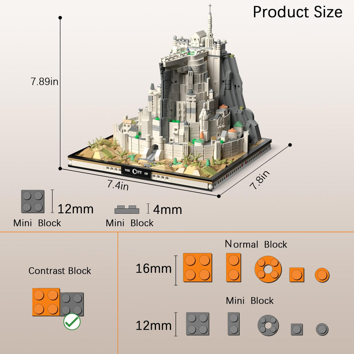 TOY PLAYER MOC city hill layout supports spatial planning and learning.