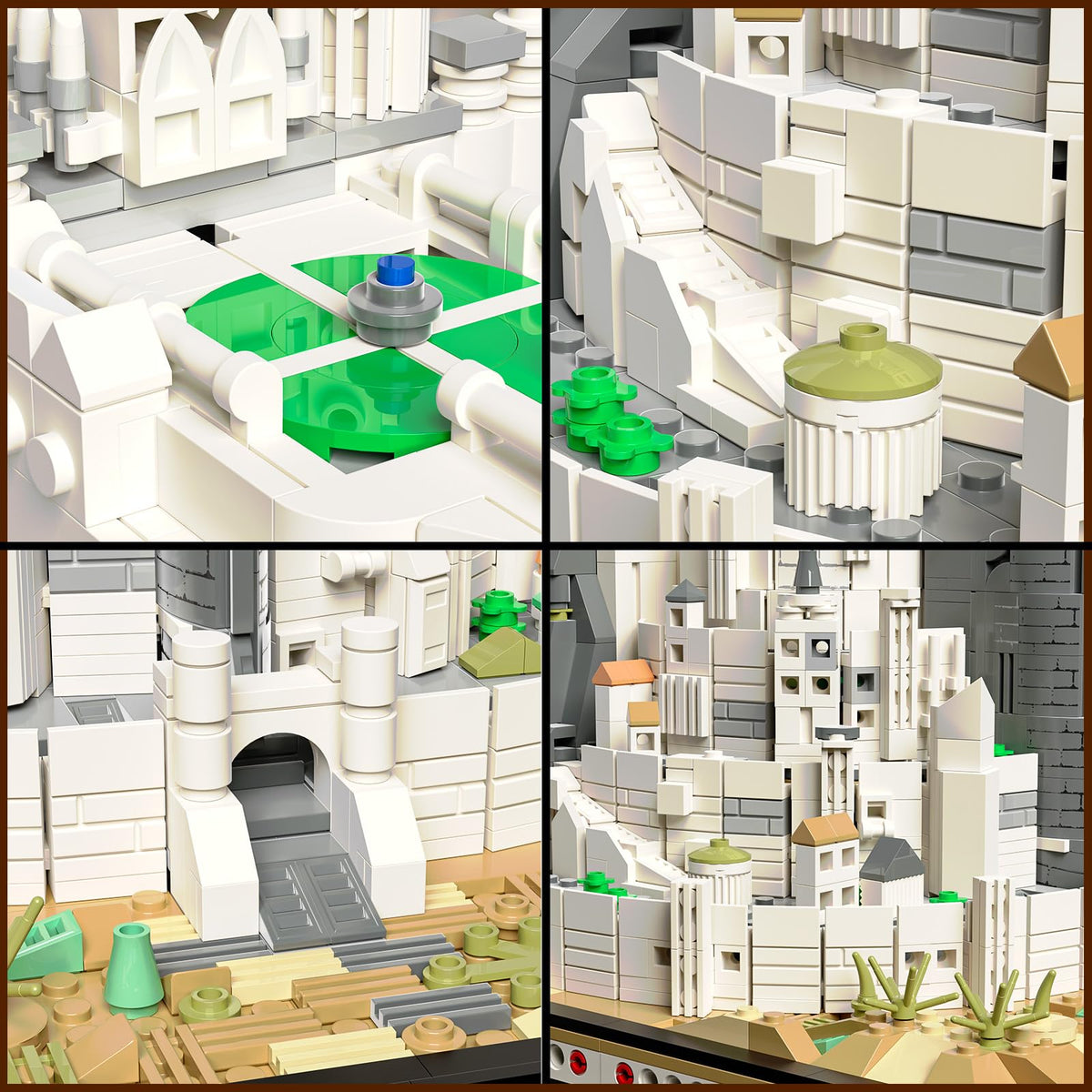 TOY PLAYER MOC grand palace detail inspires imagination and display.