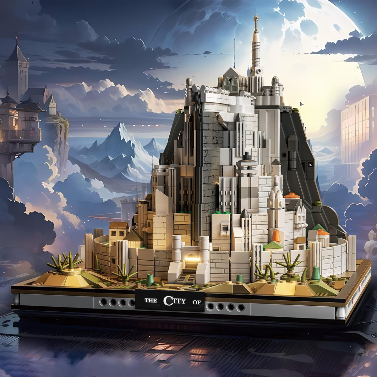 TOY PLAYER MOC seven-wall layers showcase modular design and scale.