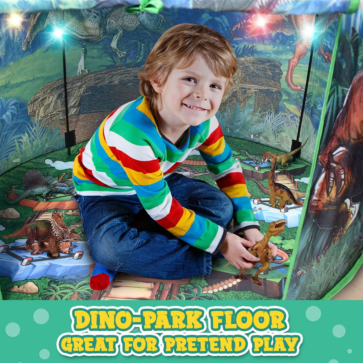 Toy To Enjoy dinosaur tent suitable for indoor and outdoor use