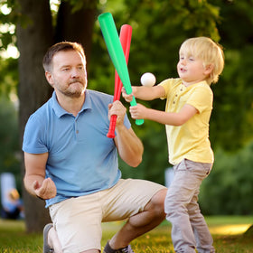 TOYANDONA colorful baseball gear that makes practice inviting and fun.