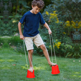 TOYANDONA: outdoor indoor play stilts for versatile garden fun