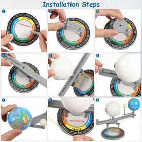 TOYANDONA planetarium toy helps students explore positions of Earth, Sun, and Moon.