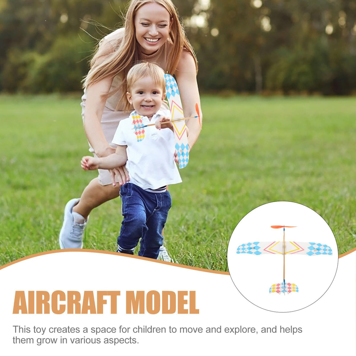 TOYANDONA portable glider set for easy travel and sharing.