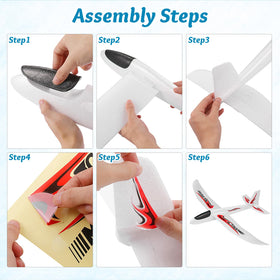 TOYANDONA safety tested foam airplane designed for kid use.