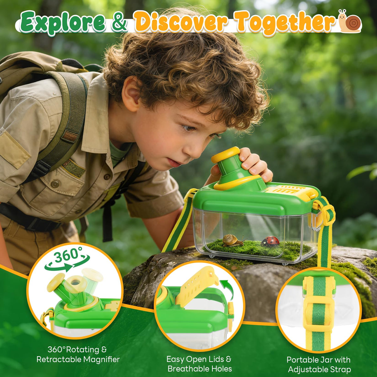 Toycost insect cards and 12 simulated insects support early biology play.