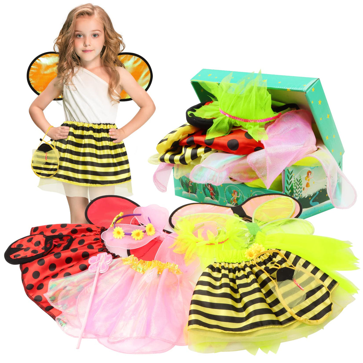 Toycost Ladybug dress-up costume set for imaginative play.