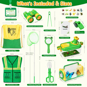 Toycost magnifying glass helps kids inspect tiny details up close.