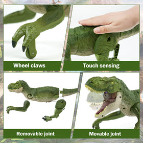 ToyFuntasy dinosaur back touch sensor enables responsive interaction.