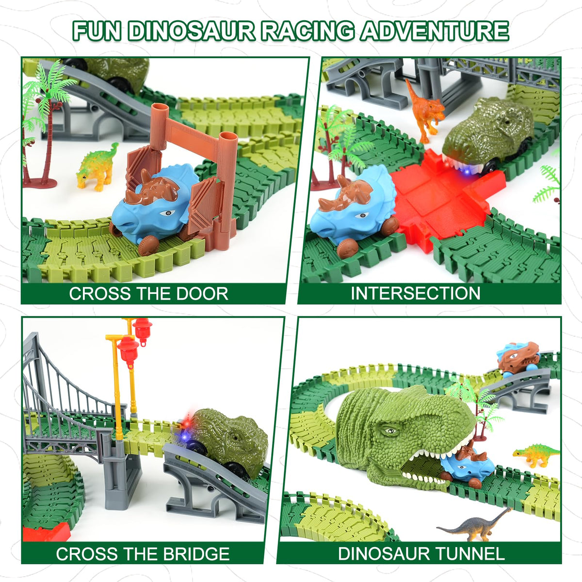 ToyFuntasy dinosaur racing cars bring speed to storytelling sessions