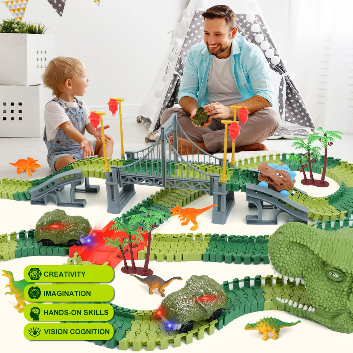ToyFuntasy safe plastic with smooth edges supports worry-free family fun