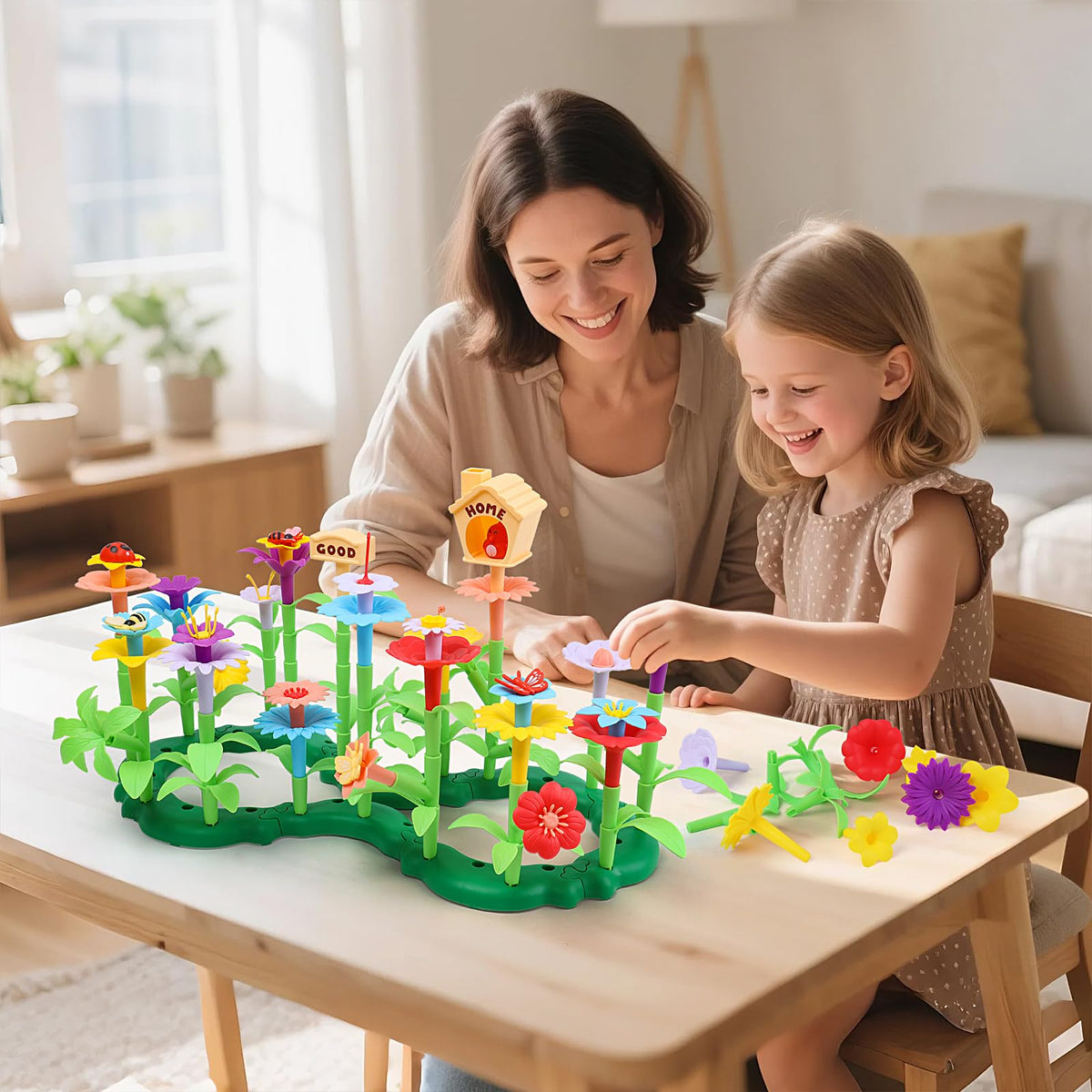 ToyFuntasy Safe Rounded Pieces emphasize worry-free, child-friendly construction.