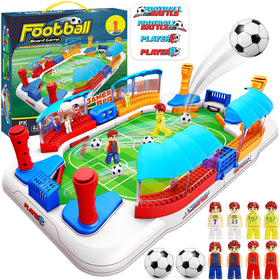 Toyjolka mini foosball table players in action for quick family matches.